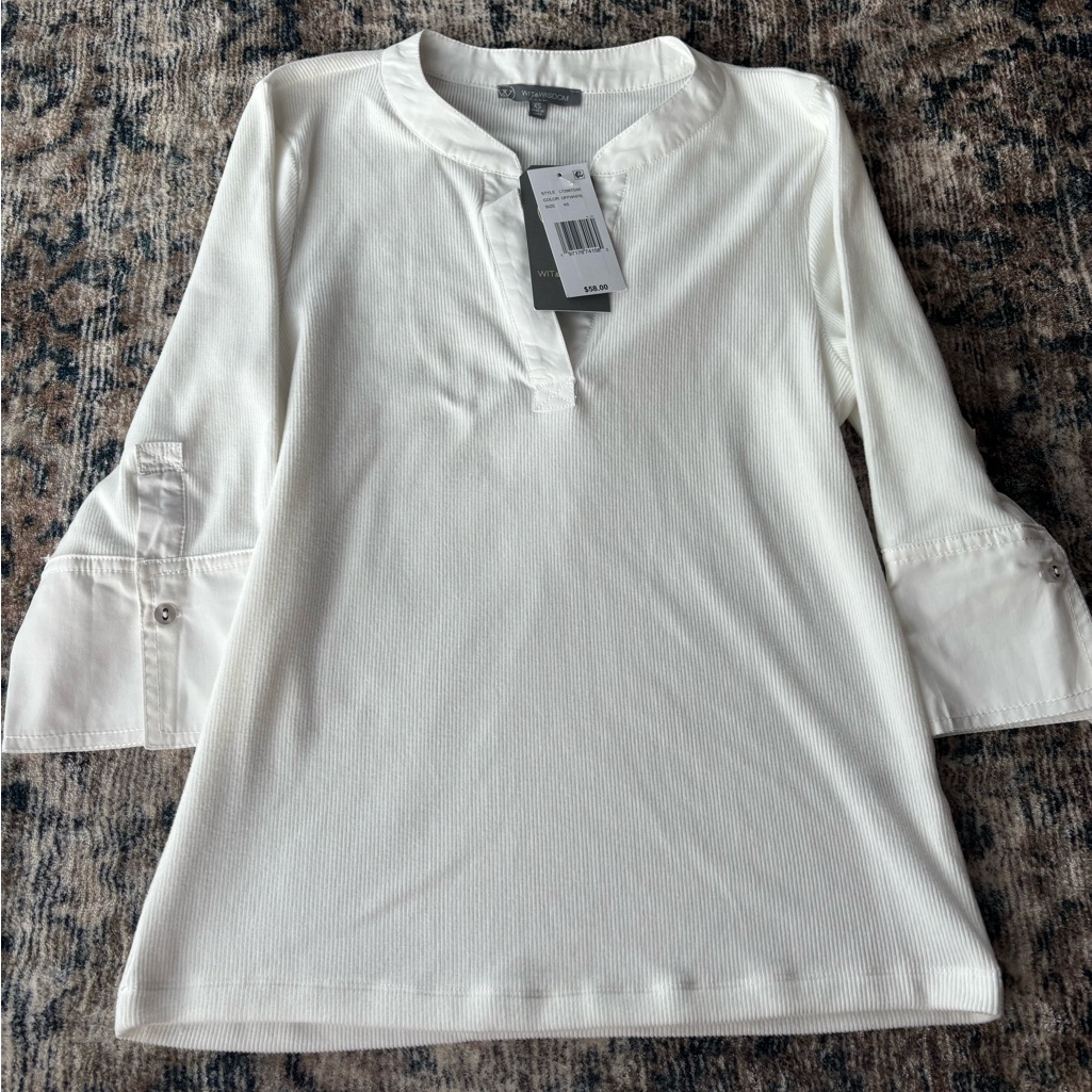 Wit & Wisdom Off-White Blouse